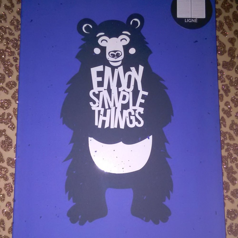 NEW-Carnet Journal Paperback blue